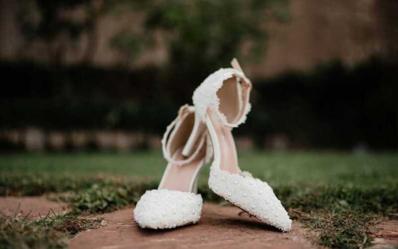 Tendências de sapatos de noiva 2024