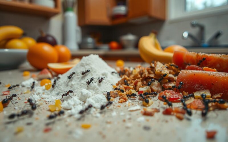 significado de formigas na cozinha