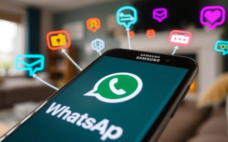 Como ativar o WhatsApp no celular Samsung